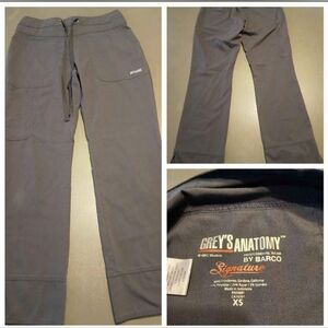 Grey's Anatomy Signature Women's 3 Pocket Low Rise XS Petite Scrub Pants 2207P